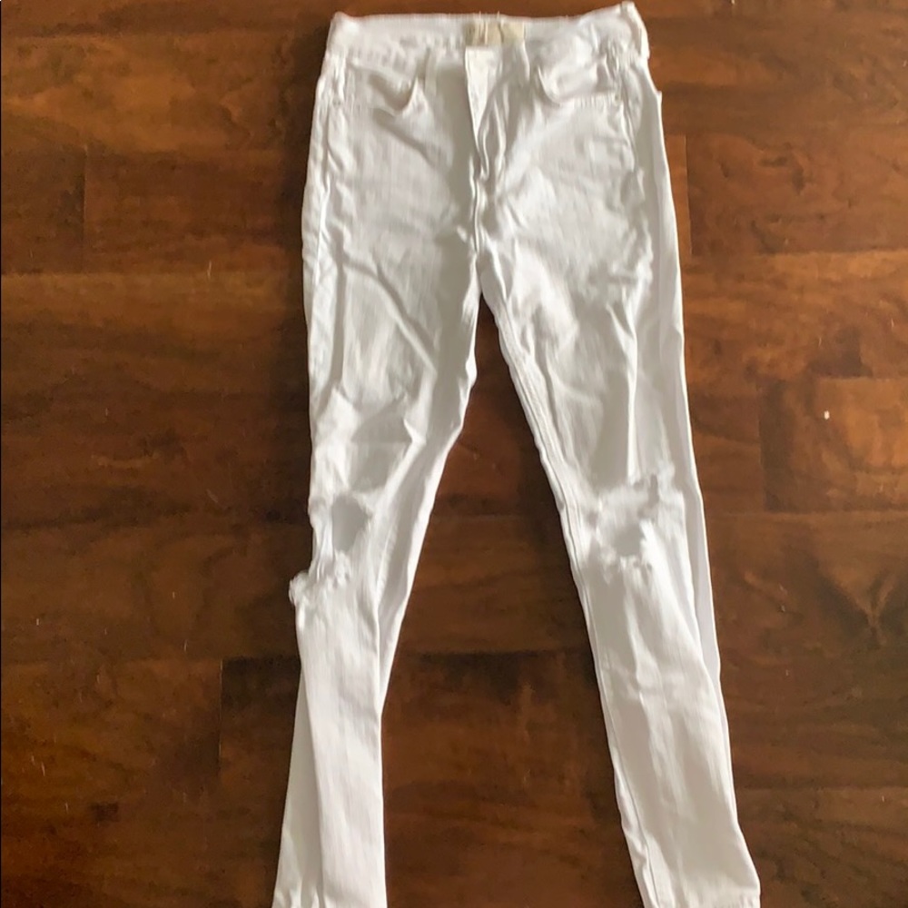 White jeans